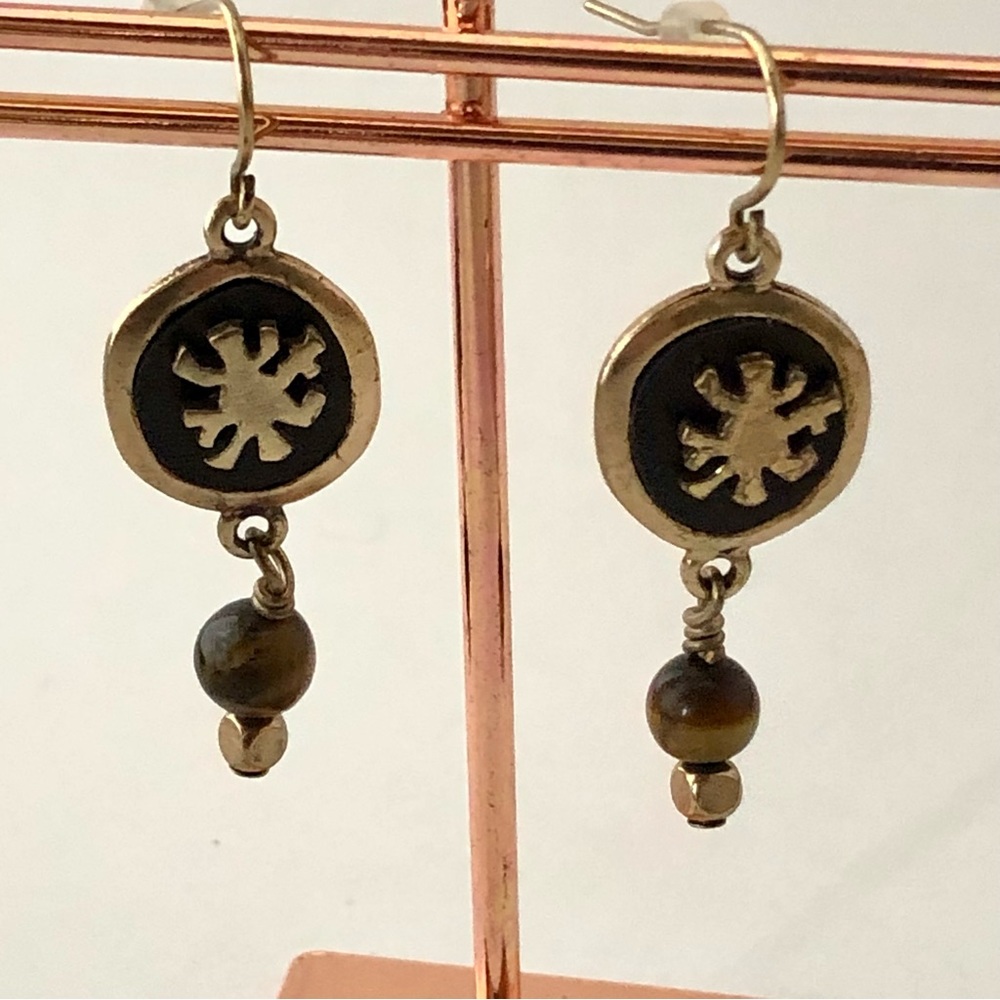 Costume jewelry earrings, hook style